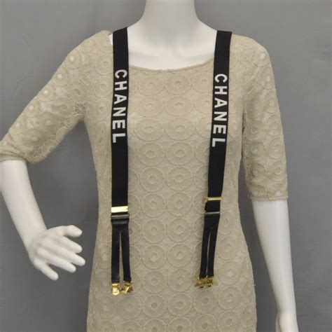 chanel suspenders men|saks chanel suspenders.